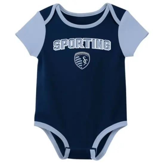 MLS Sporting Kansas City Infant 3pk Bodysuit image {2}