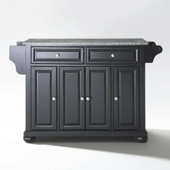 Alexandria Granite Top Full Size Kitchen Island/Cart - Crosley image {12}