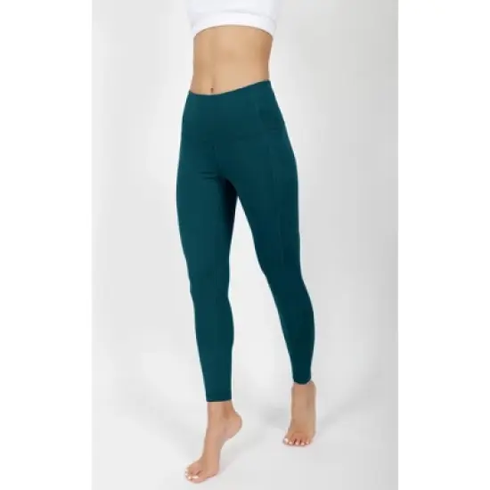 90 Degree by Reflex Womens Interlink High Waist Ankle Legging with Back Curved Yoke image {7}