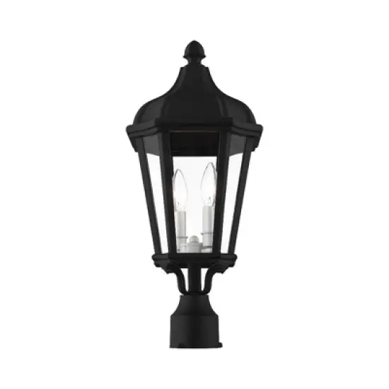 Livex Lighting Morgan 2 - Light Post Light in  Textured Black image {3}