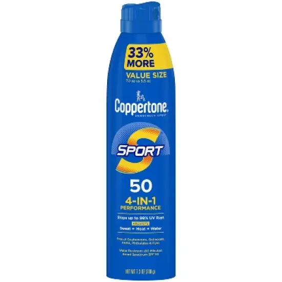 Coppertone Sport Sunscreen Spray - SPF 50 - 7.3oz Value Size image {13}