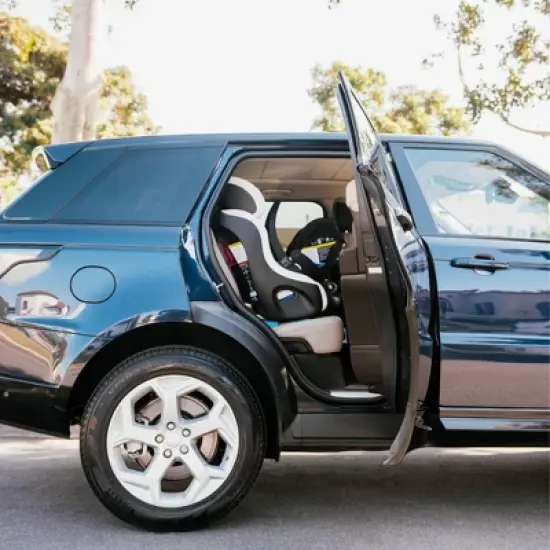 Clek Flame Retardant Free Convertible Car Seat - Railroad Black image {3}