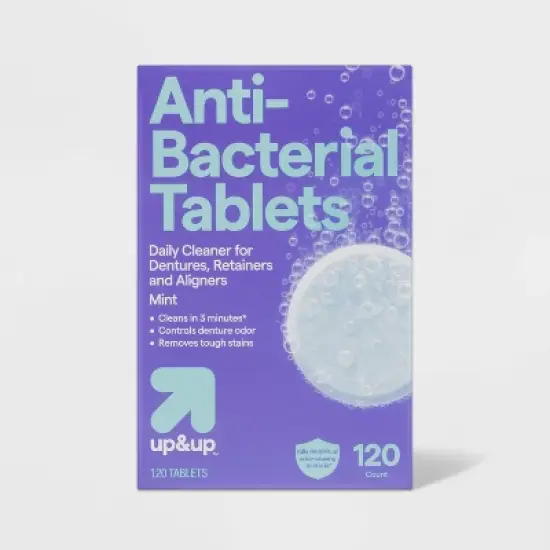 Denture and Retainer Tablets - Mint - 120ct - up&up&trade; image {4}