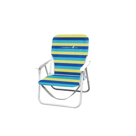 Caribbean Joe Folding Outdoor Portable Beach Chair image {1}
