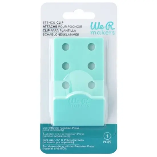We R Precision Press Stencil Clip-Blue image {5}