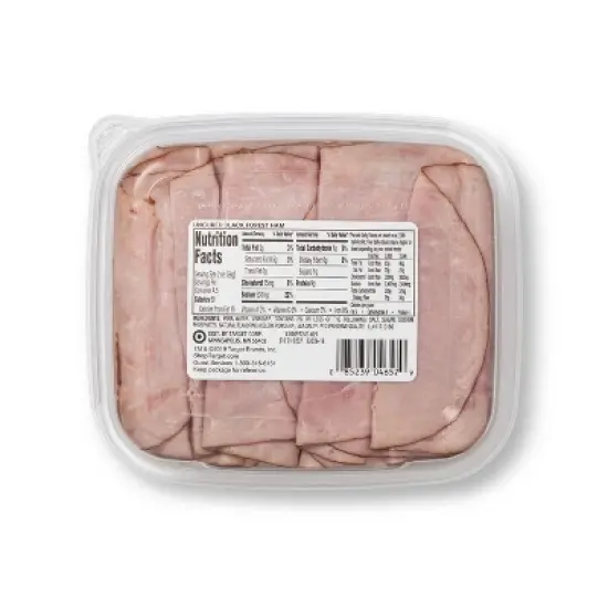 Uncured Black Forest Ham Ultra-Thin Deli Slices - 9oz - Good & Gather&trade; image {2}