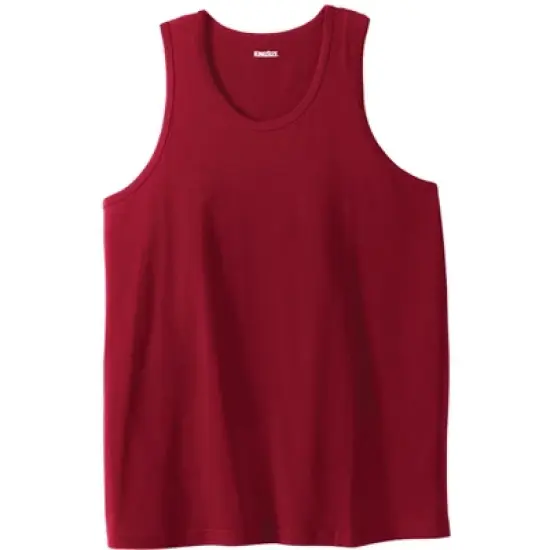 KingSize Men's Big & Tall Shrink-Less&trade; Lightweight Tank image {18}