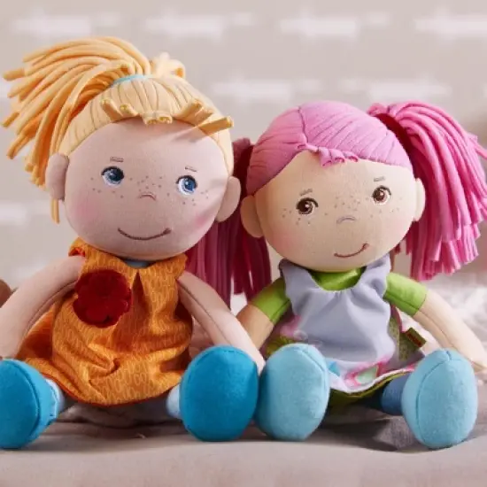 HABA Soft Doll Beatrice 8" - First Baby Doll with Red Pigtails image {3}