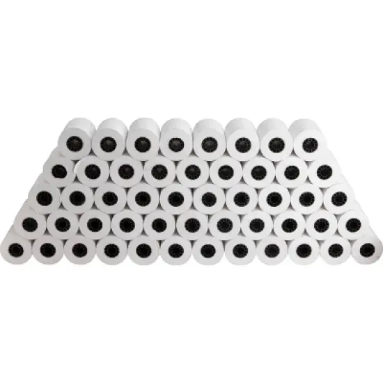 Business Source Portable Printer Thermal Rolls Carton BPA Free White image {2}