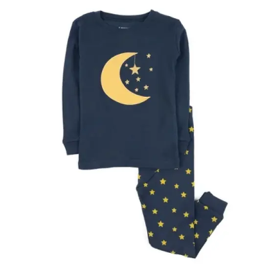 Leveret Kids Two Piece Cotton Pajamas image {7}