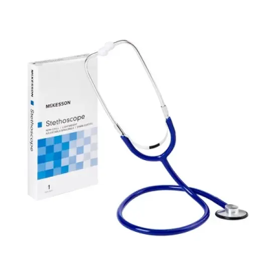 McKesson General Exam Stethoscope, Royal Blue Tube, 21 inch 01-660RBGM, 1 Ct image {3}