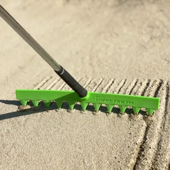 GoSports Trap Teeth Golf Bunker Rake, 2 Pack image {3}