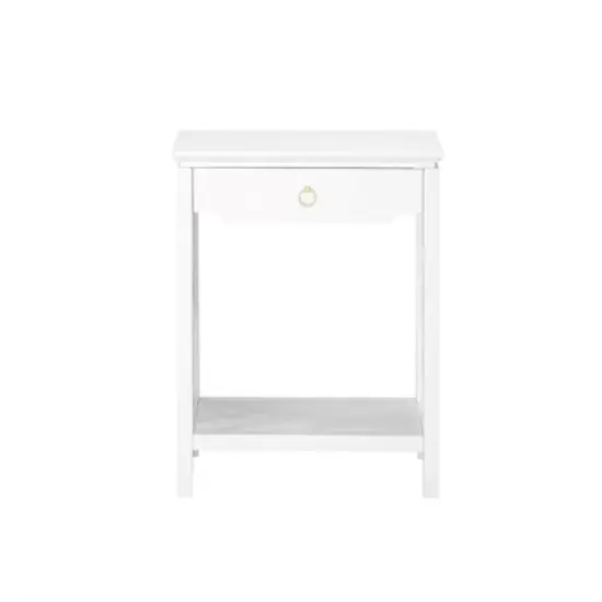 (Set of 2) Modern Night Stand in White - Comfort Pointe  image {5}