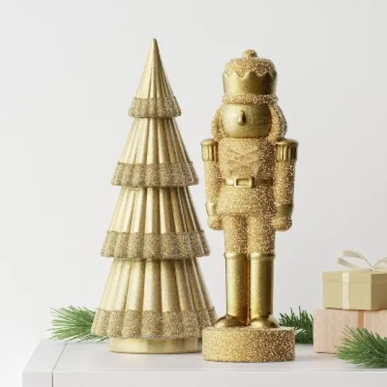11.5" Christmas Nutcracker with Glittered Finish - Wondershop&trade; image {1}