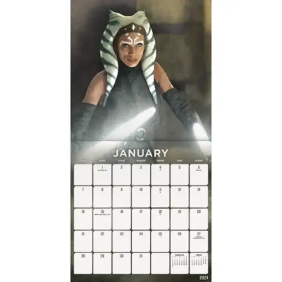 Trends International Inc. 2023-24 Wall Calendar 12"x12" Star Wars: The Mandalorian image {1}