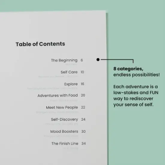 The Adventure Challenge Solo Edition Board Game: Social Skills, 40-80 Min Playtime, Includes Book, Party Game image {4}