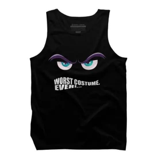 Men's Design By Humans Worst Costume Ever (Halloween) By Editive Tank Top image {5}