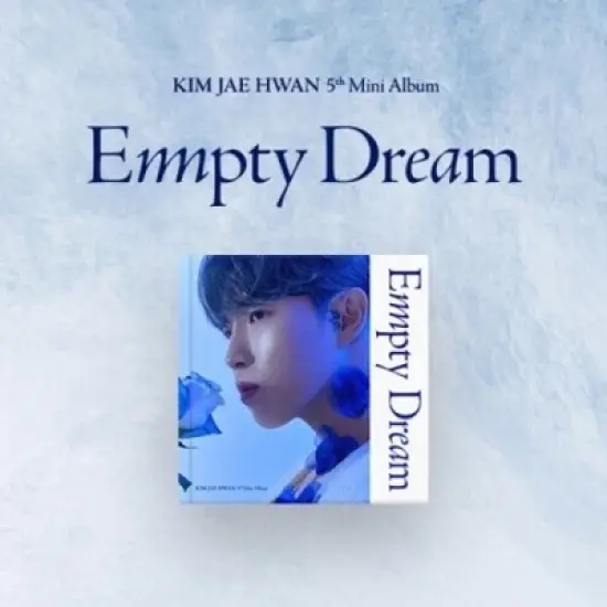 Kim Jae Hwan - Empty Dream - Limited Edition - incl. 72pg Photobook, 4pc Photo Card Set, 4 Pc Postcard Set, Coloring Paper, Bookmark, Sticker + image {1}