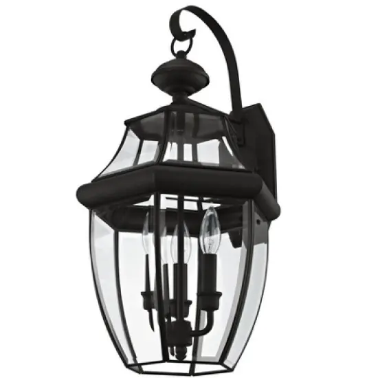 Livex Lighting Monterey 3 - Light Wall Light in  Black image {1}