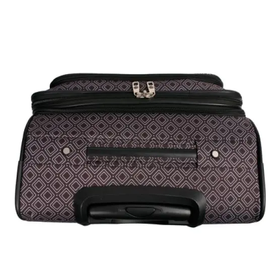 Skyline 4pc Softside Checked Luggage Set - Gray Geo image {3}