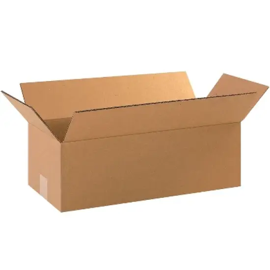 Box Partners Corrugated Boxes 18" x 8" x 4" Kraft 25/Bundle 1884 image {4}