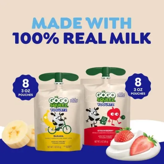 GoGo SqueeZ yogurtZ - 3oz image {3}