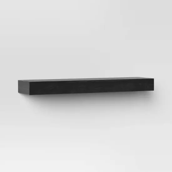 24" Floating Wood Shelf - Threshold&trade; image {5}