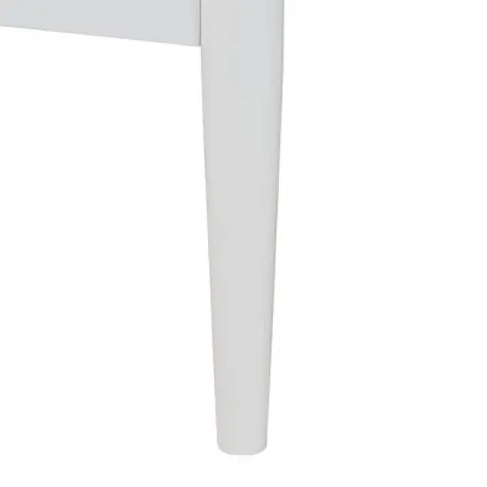 Baxton Studio King 4pc Louetta Carved Contrasting Bedroom Set White/Natural Brown image {9}