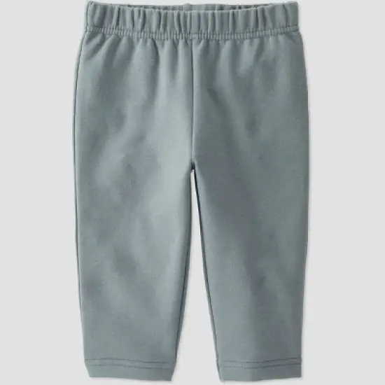 Little Planet by Carter&rsquo;s Baby Boys' 2pc Double Knit Trees Top & Bottom Set - Green/Gray image {1}