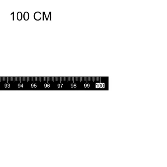 Unique Bargains Metric Self-Adhesive Peel and Stick Waterproof Measuring Tapes image {2}