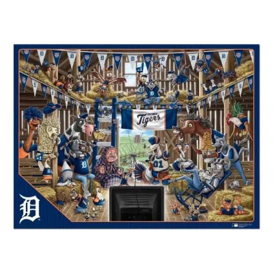 MLB Detroit Tigers Barnyard Fans Puzzle - 500pc image {2}