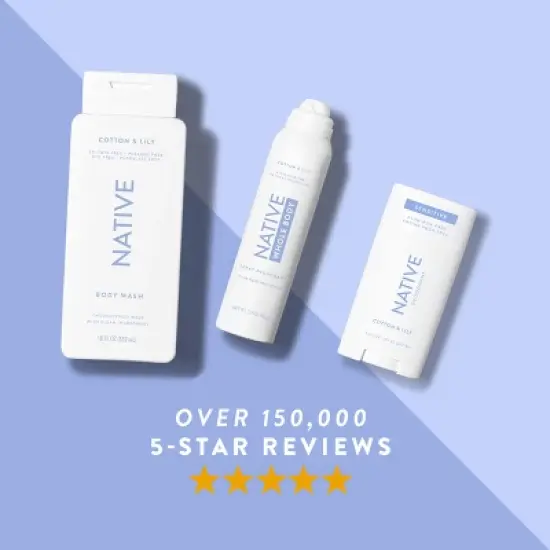 Native Whole Body Deodorant Spray - Cotton & Lily - 3.5oz image {5}