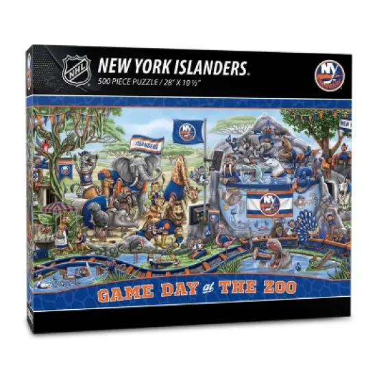 NHL New York Islanders Game Day At The Zoo Puzzle - 500pc image {3}
