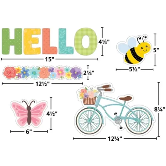 Teacher Created Resources&reg; Hello Spring Create & Decorate Quick Kit, 94 Pieces image {1}