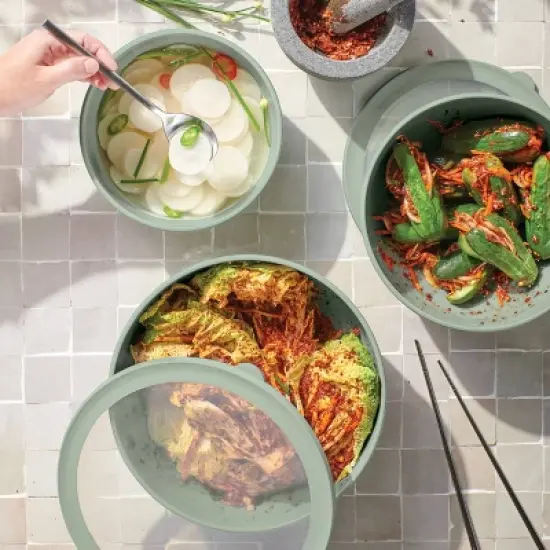 20pc Ashby Flatware Set Silver - Threshold&trade;: Stainless Steel Silverware, Service for 4, Forks Spoons Knives Set image {4}