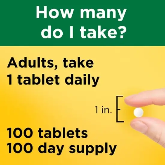 Nature Made Zinc 30mg Dietary Supplement Tablets for Antioxidant and Immune Support - 100ct image {6}