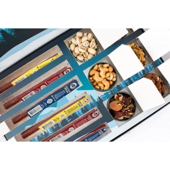 DMSnacks 12 Days of Winter Wonder Meat & Nut Advent Calendar &ndash; Gourmet Holiday Gift Box with Christmas Nuts, Meat Sticks & Seasonal Food Gift Set image {7}