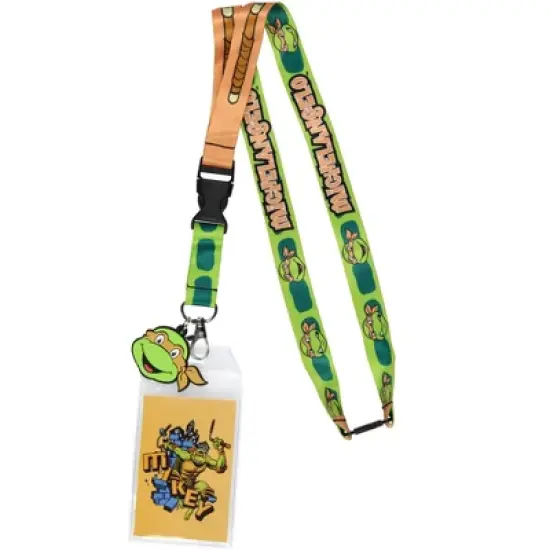Teenage Mutant Ninja Turtles Character Design ID Badge Holder Lanyard, Michelangelo image {4}