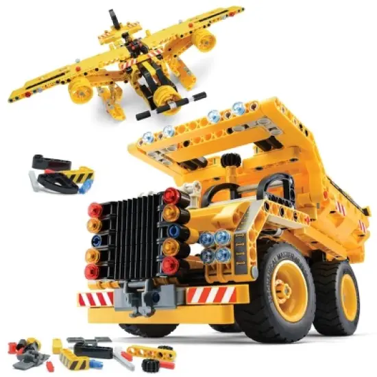 Top Race Stem Building Toys - Remote Control Truck with 455 pieces image {5}