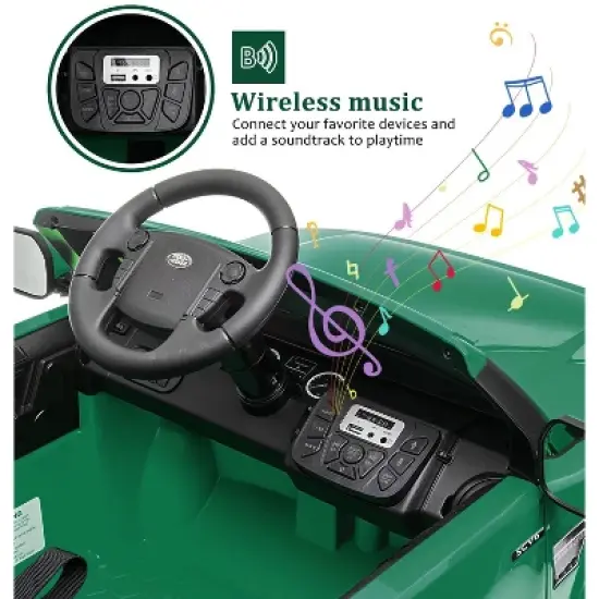 Licensed Land Rover Ride on Car, 12V 4.5 MPH Ride on Toys for Toddlers 3-8, Kids Electric Car with Parent Remote Control image {4}
