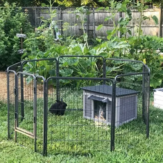 Aivituvin 31"H/39"H Dog Exercise Pen | Outdoor&Indoor Portable Pet Puppy Playpen-AIR50 AIR51 image {2}