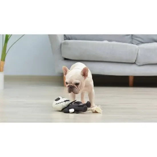 Halloween Disney 12" Nightmare Before Christmas Jack Skellington Dog Rope Plush Toy image {3}