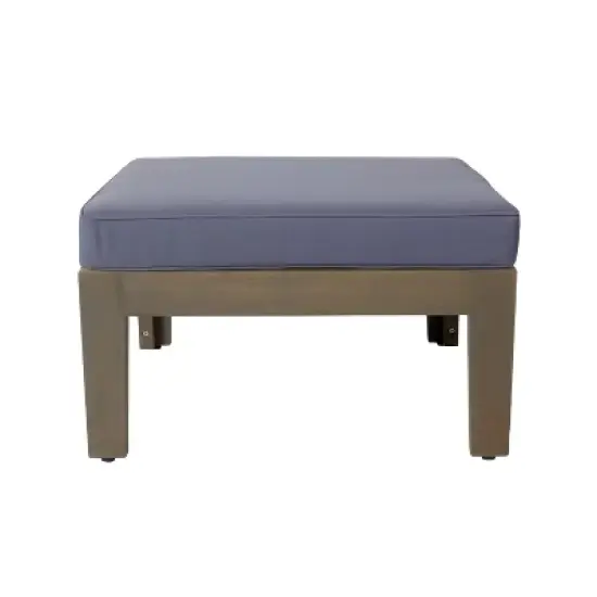 FIONECA L-Shaped Outdoor Sectional Sofa Set with Cushions, Acacia Wood Frame Patio Conversation Set for Garden, Deck, or Balcony image {13}