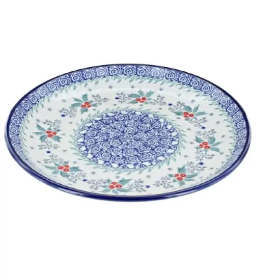 Blue Rose Polish Pottery Ceramika Artystyczna Dessert Plate image {10}