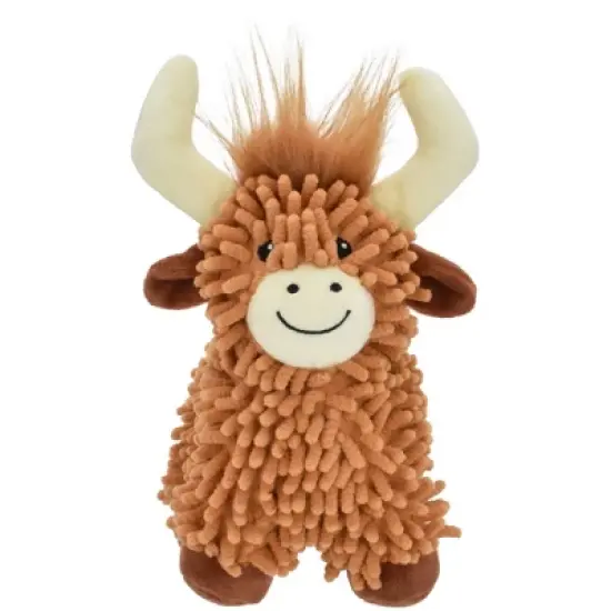 Multipet Highland Cow Floppy Dog Plush Toy image {4}