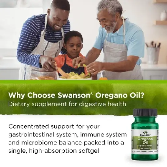 Swanson Premium Oregano Oil, Promotes Healthy Aging Functions, Helps Immune & Respiratory Function, Offers Antioxidant Defense, 150 mg (120 Softgels) image {4}