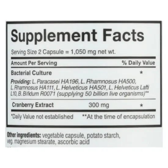 Belle and Bella Probiotic Flora Fem - 60 Capsules image {1}