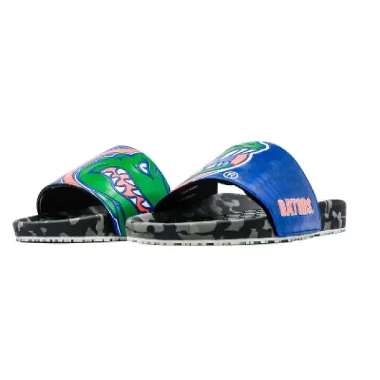 NCAA Florida Gators Slydr Pro Black Sandals - Blue M9/W11 image {3}