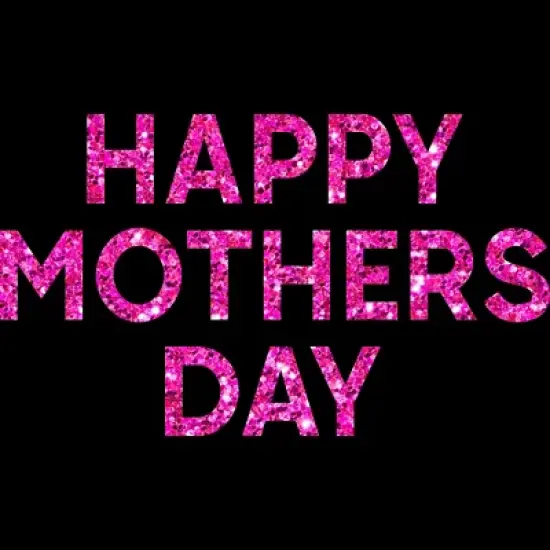 Women's Design By Humans Happy Mother's Day Confetti Text By MeowShop Racerback Tank Top image {1}