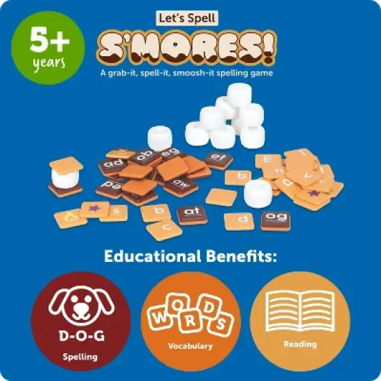 Learning Resources&nbsp;Let's Spell S'mores - Montessori Toys: Educational Reading Game for 2-4 Players image {4}